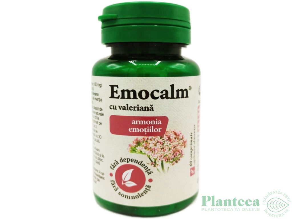 Emocalm valeriana 60cp - DACIA PLANT