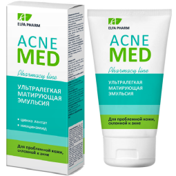 Emulsie matifianta probleme ten tendinta acneica AcneMed 40ml - ELFA PHARM