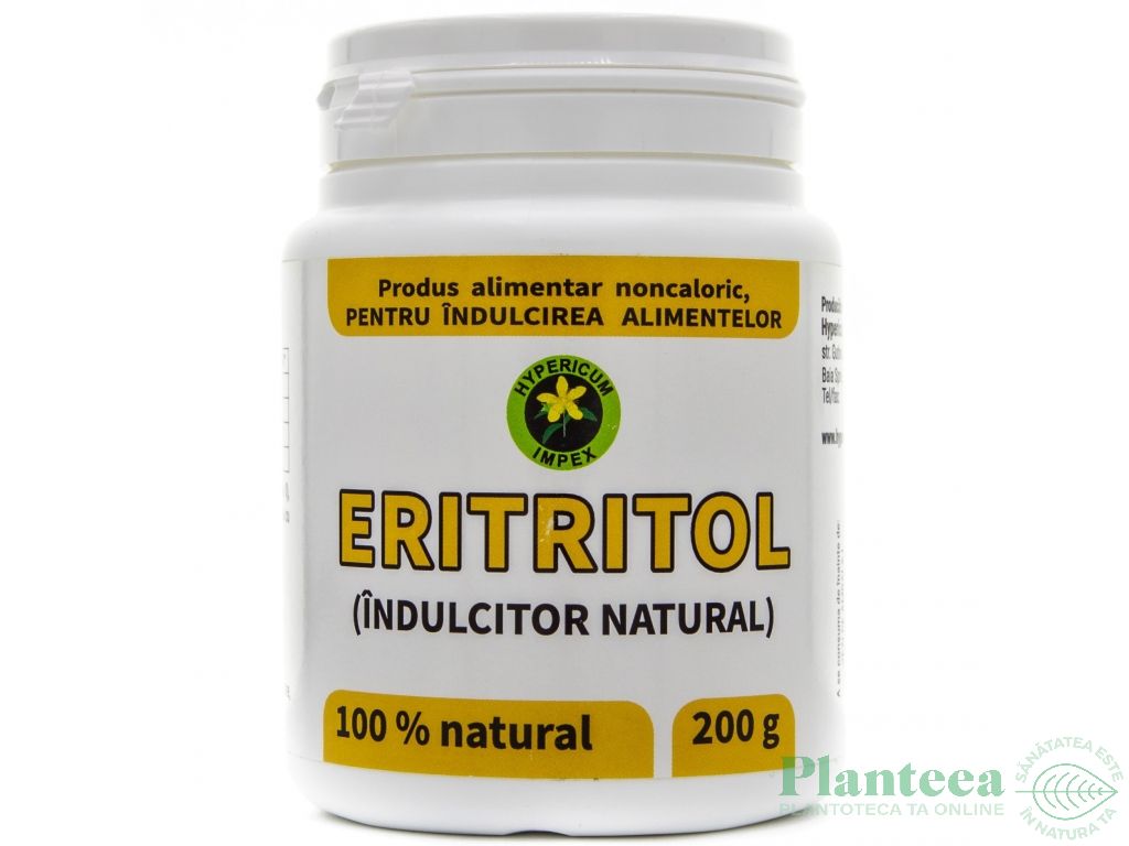 Eritritol indulcitor pulbere 200g - HYPERICUM PLANT