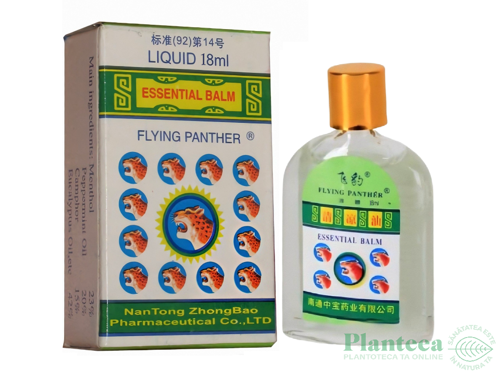 Balsam esential lichid Fllying Panther 18ml - TIANRAN