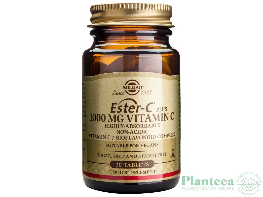 Ester~C plus 1000mg 30cp - SOLGAR