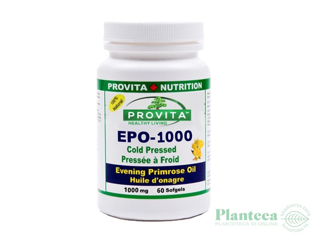 EPO 1000 [evening primrose oil] 60cps - PROVITA NUTRITION