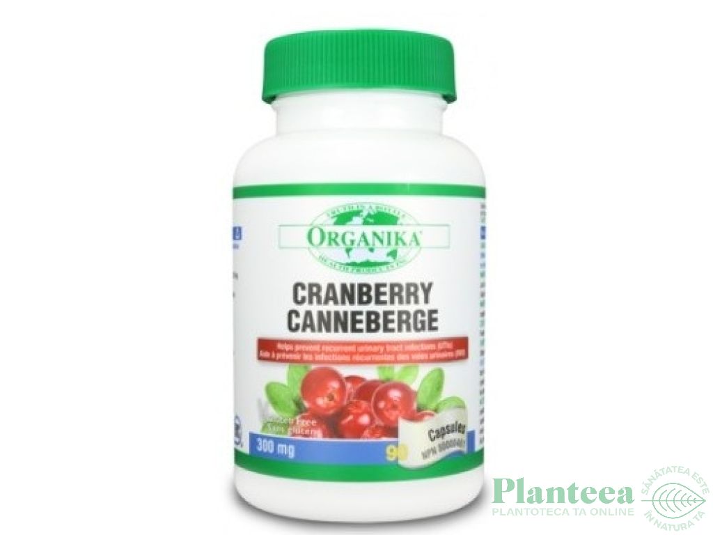 Cranberry [merisor] 300mg 90cps - ORGANIKA HEALTH