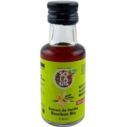 Extract vanilie Bourbon fara alcool eco 30ml - SOLARIS BIO