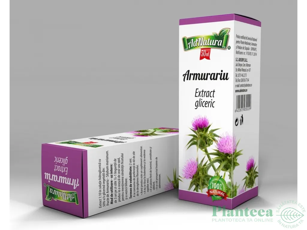 Extract hidrogliceric armurariu 50ml - ADNATURA