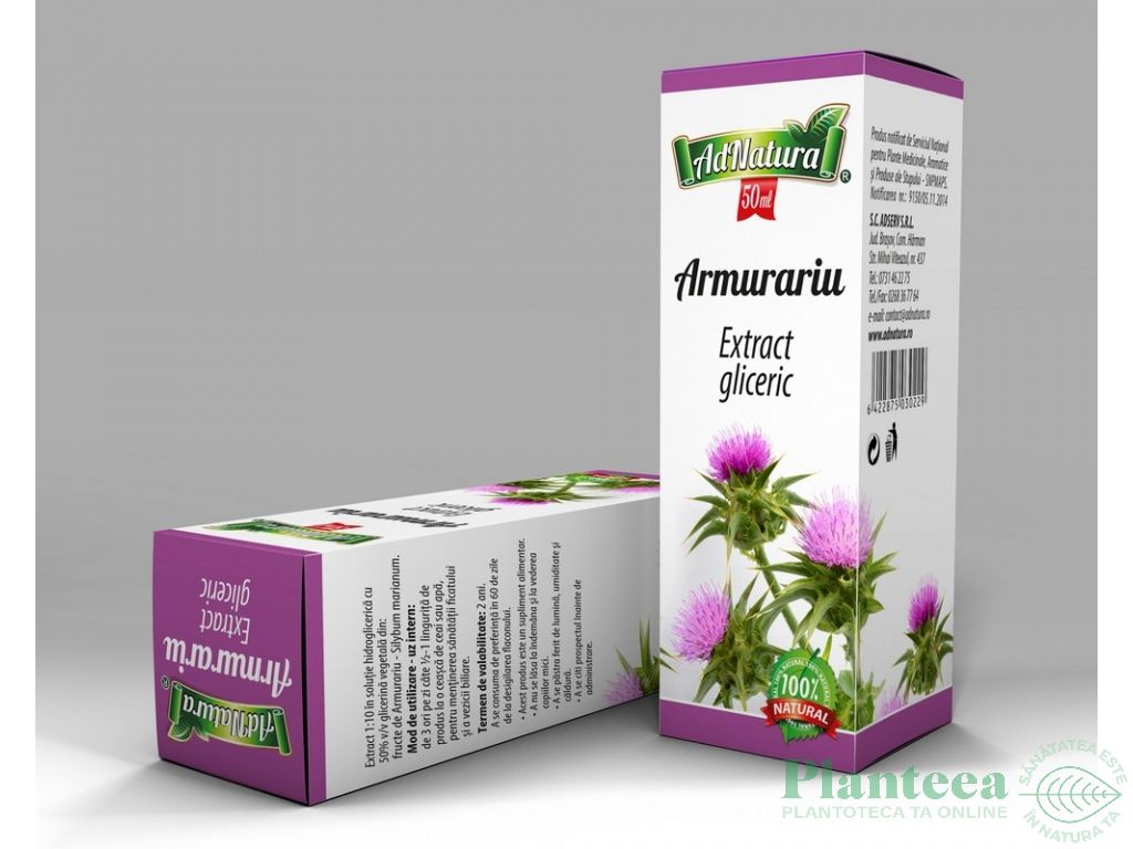 Extract hidrogliceric armurariu 50ml - ADNATURA