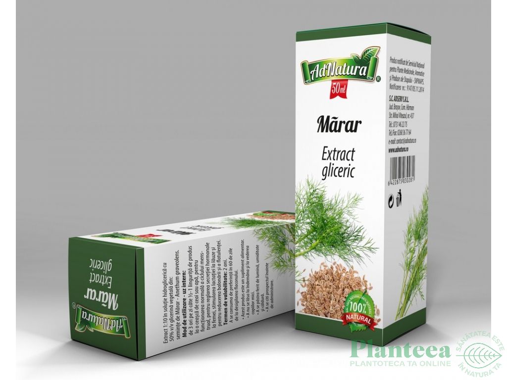 Extract hidrogliceric marar 50ml - ADNATURA