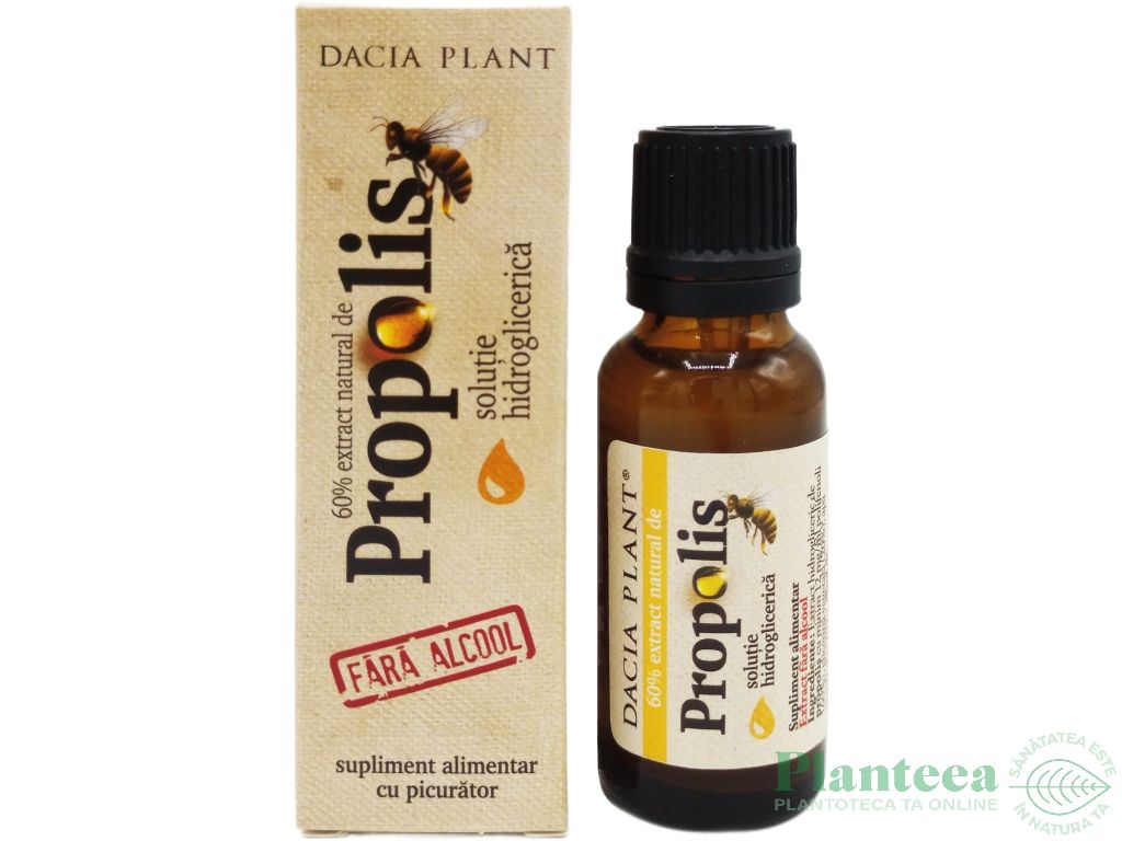 Extract hidrogliceric propolis 20ml - DACIA PLANT