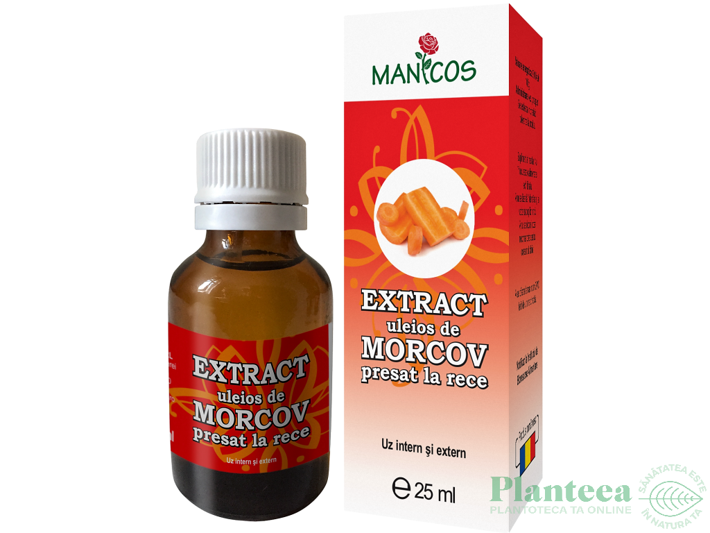 Extract uleios morcov 25ml - MANICOS