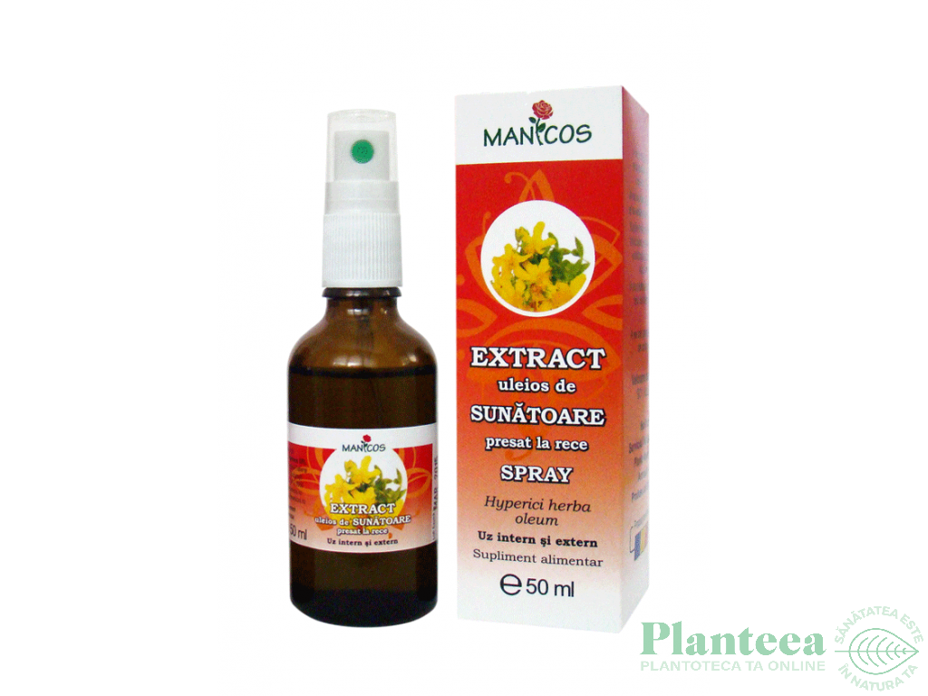 Extract uleios sunatoare spray 50ml - MANICOS