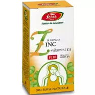 Zinc vitamina D3 30cps - FARES