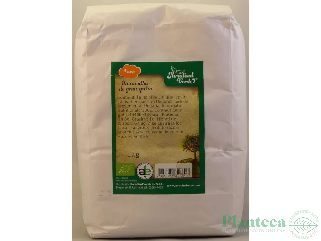Faina spelta alba eco 1kg - PARADISUL VERDE