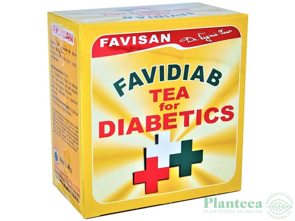Ceai FaviDiab pentru diabetici 50g - FAVISAN
