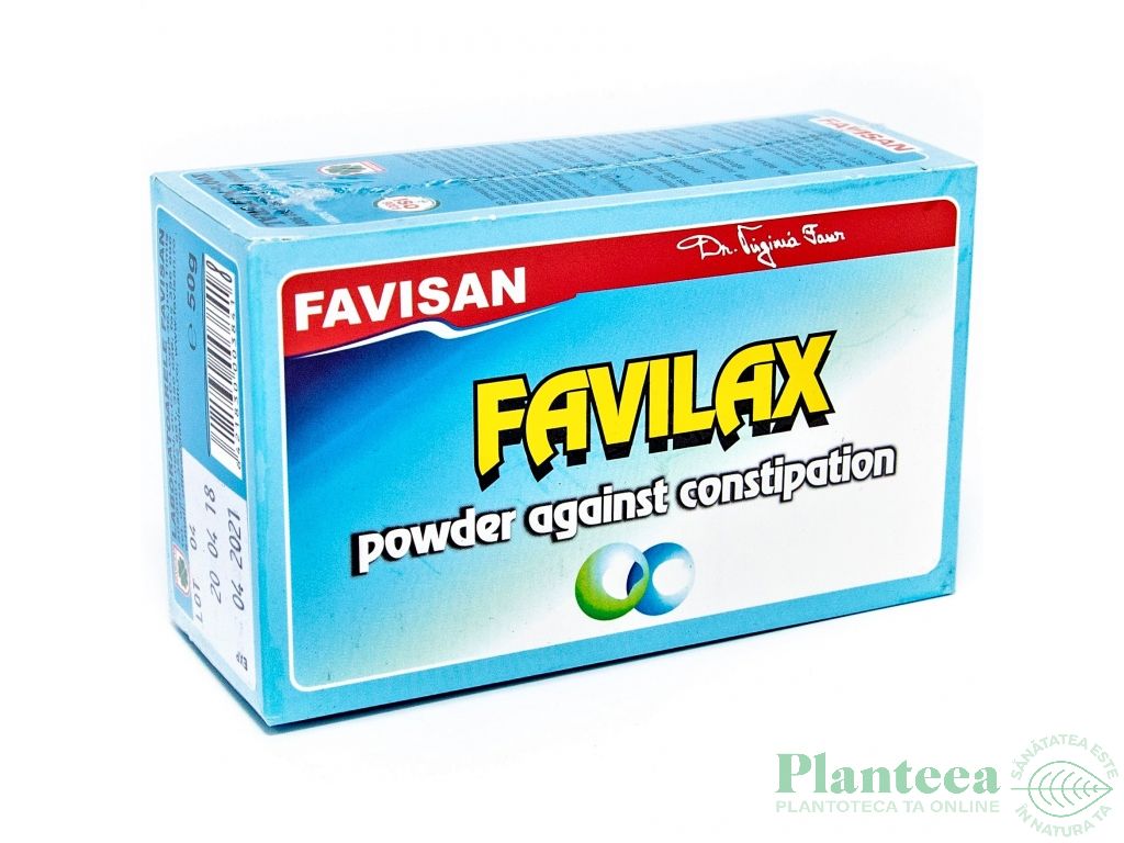 Pulbere imp constipatiei Favilax 50g - FAVISAN
