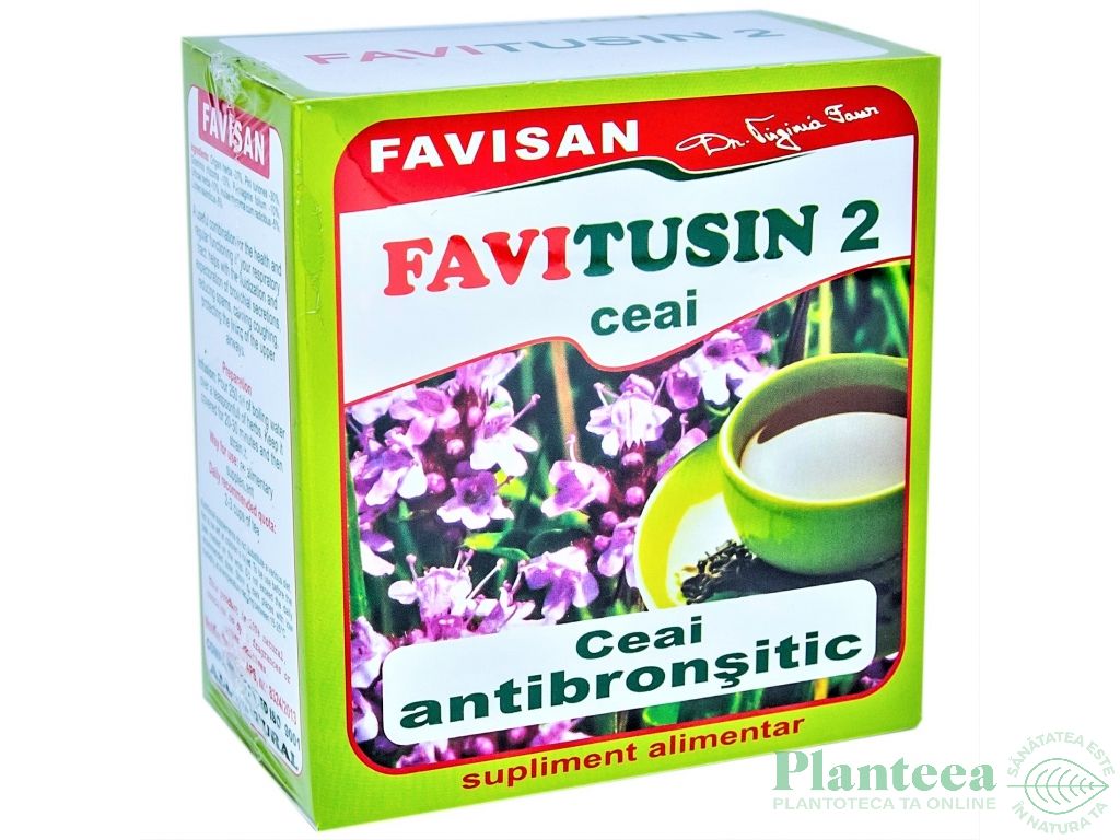 Ceai antibronsitic FaviTusin2 50g - FAVISAN