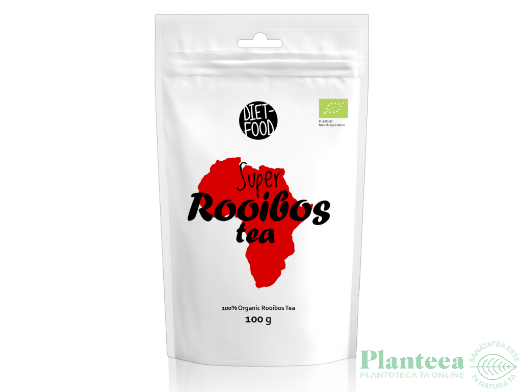 Ceai rooibos premium bio 100g - DIET FOOD
