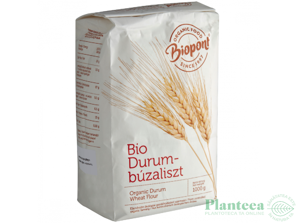 Faina grau alb durum eco 1kg - BIOPONT