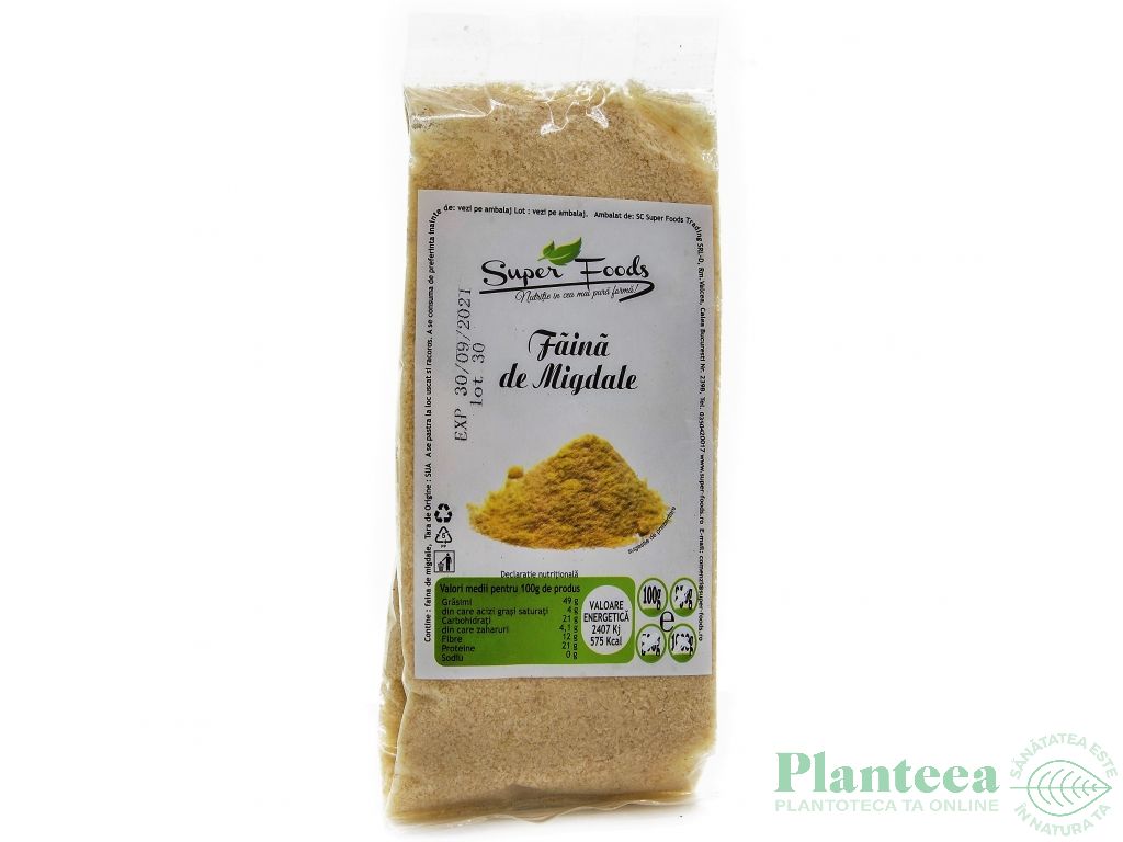 Faina migdale decojite 100g - SUPERFOODS