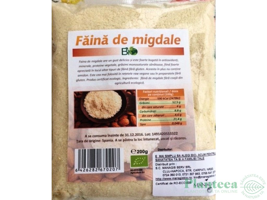 Faina migdale decojite eco 200g - DECO ITALIA