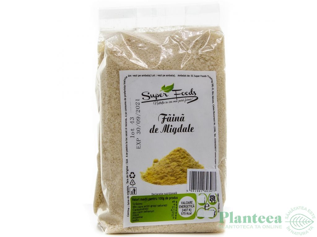 Faina migdale decojite 250g - SUPERFOODS