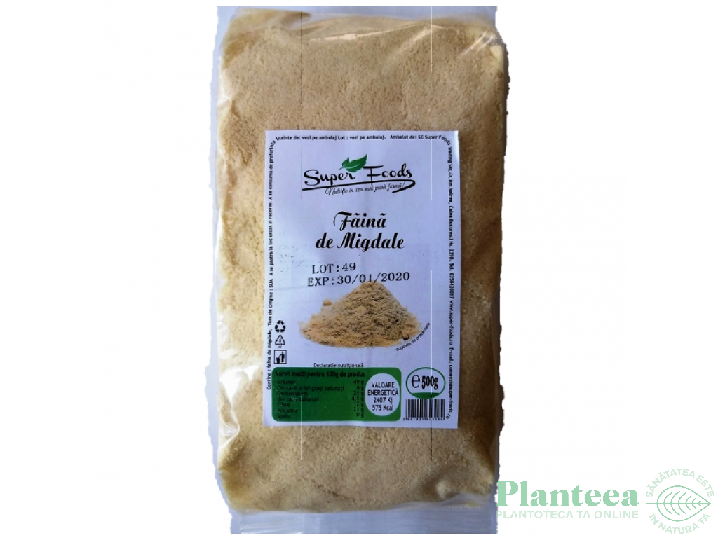 Faina migdale decojite 500g - SUPERFOODS