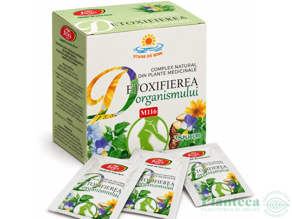 Complex Detoxifierea organismului 28pl - FARES