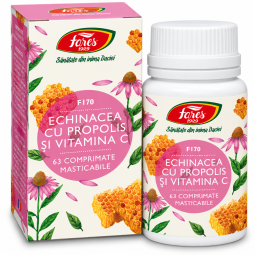 Echinaceea propolis C masticabile 63cp - FARES