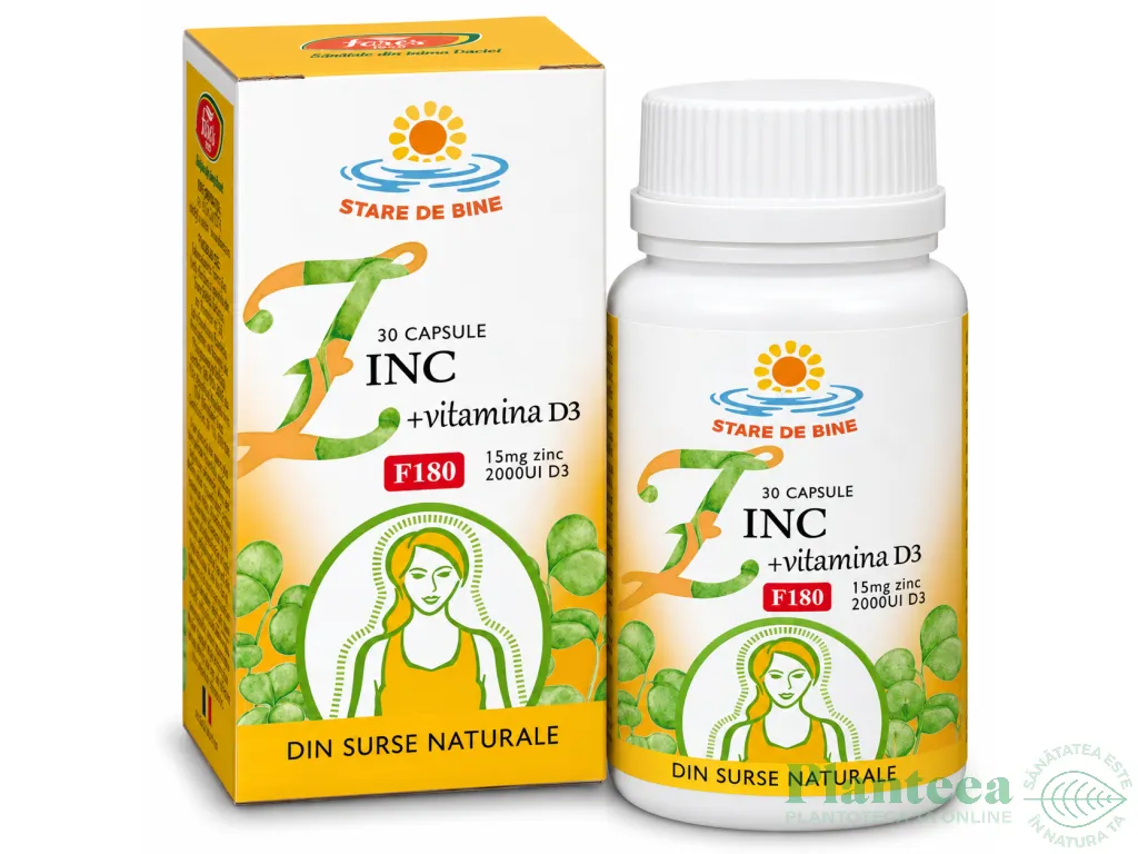 Zinc vitamina D3 30cps - FARES