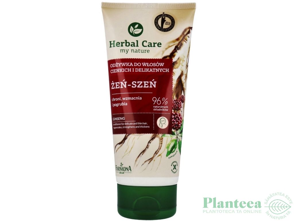 Balsam par subtire delicat ginseng Herbal Care 200ml - FARMONA