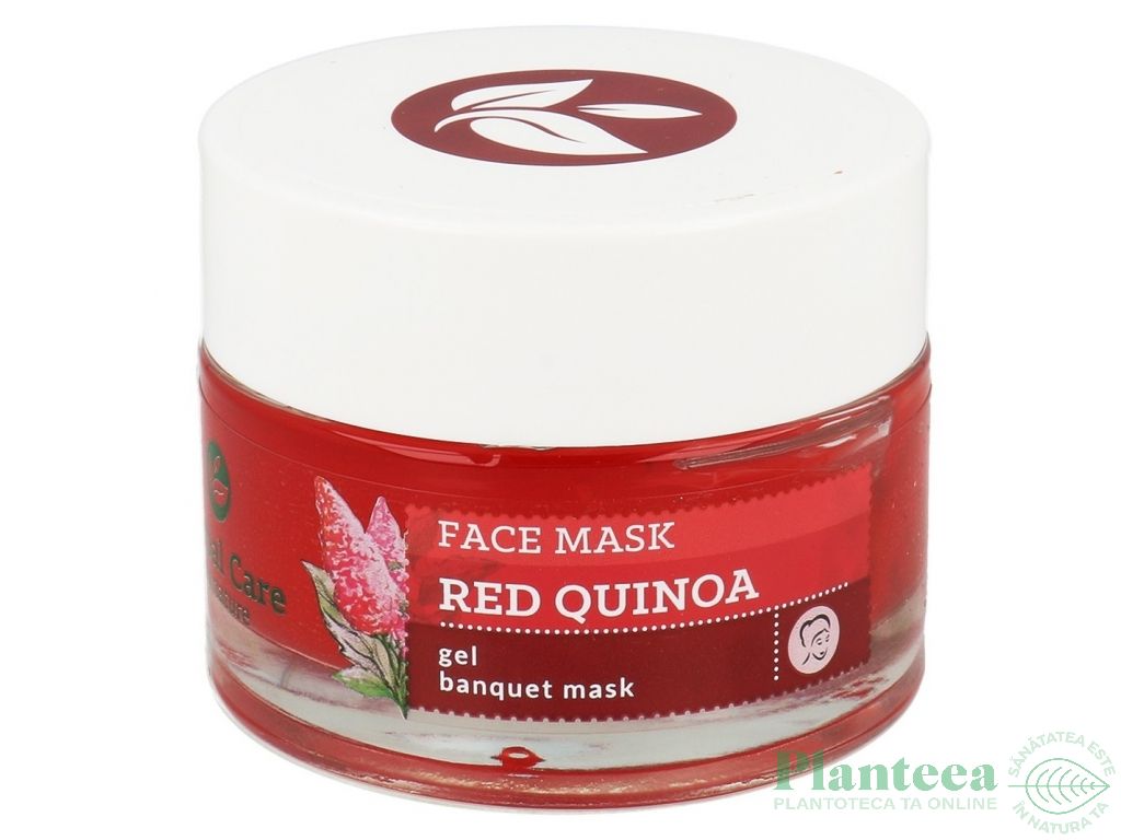 Masca lifting iluminatoare quinoa rosie sangele dragonului Herbal Care 50ml - FARMONA