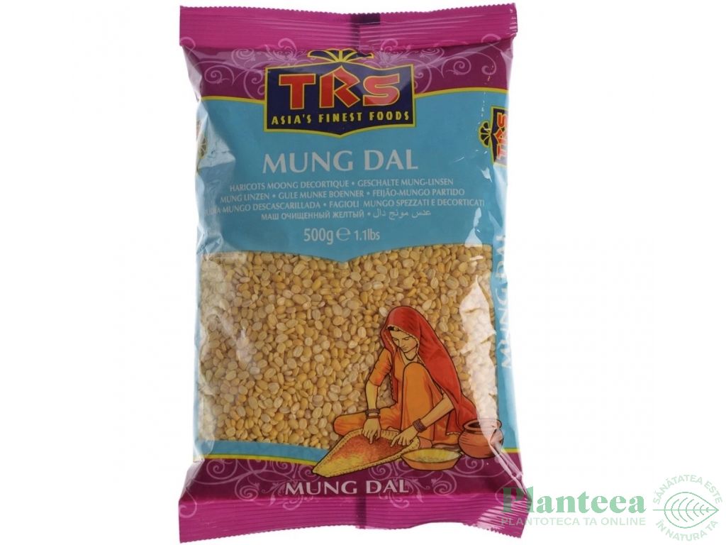 Fasole mung decorticata boabe 500g - TRS