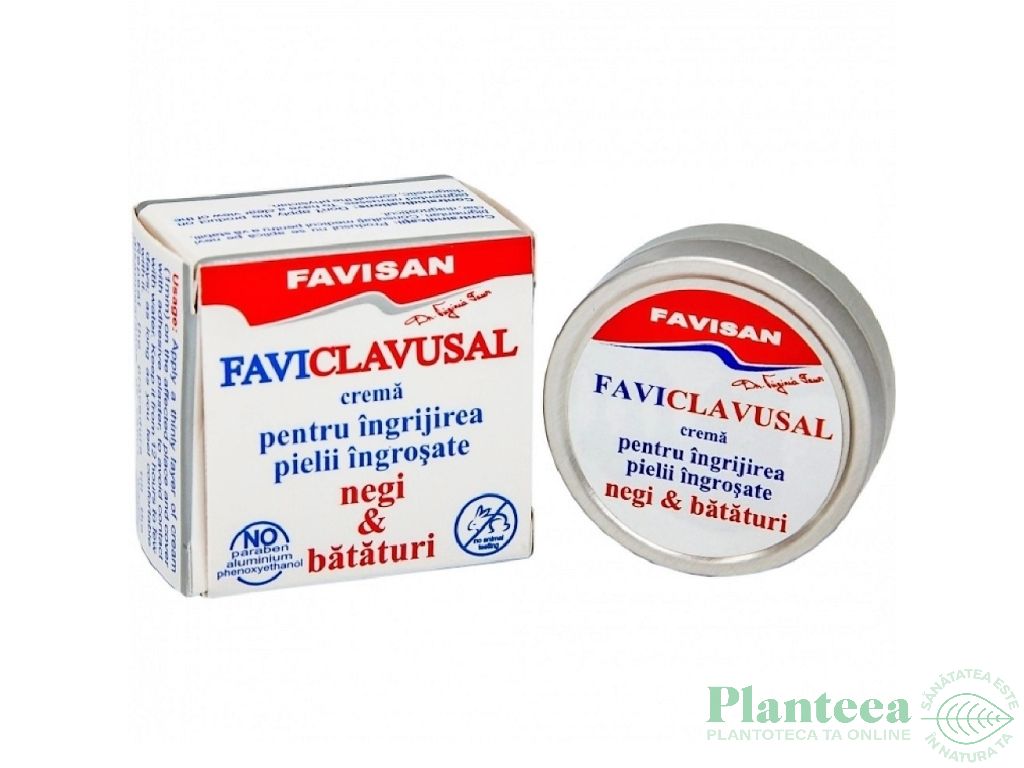 Crema piele ingrosata negi bataturi FaviClavusal 10ml - FAVISAN