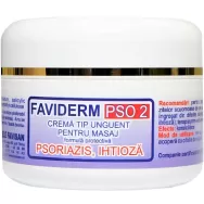 Unguent masaj psoriazis ihtioza FaviDerm PSO2 50ml - FAVISAN