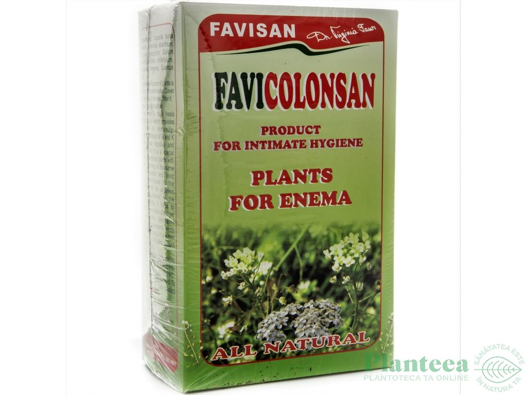 Ceai plante pt clisma FaviColonsan 150g - FAVISAN