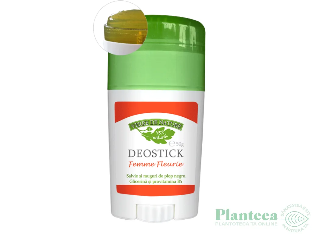 Deostick femme fleurie 50g - VERRE DE NATURE