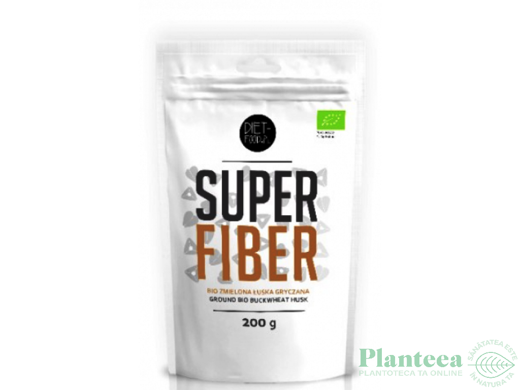 Fibre hrisca 100% Super Bio+ 200g - DIET FOOD