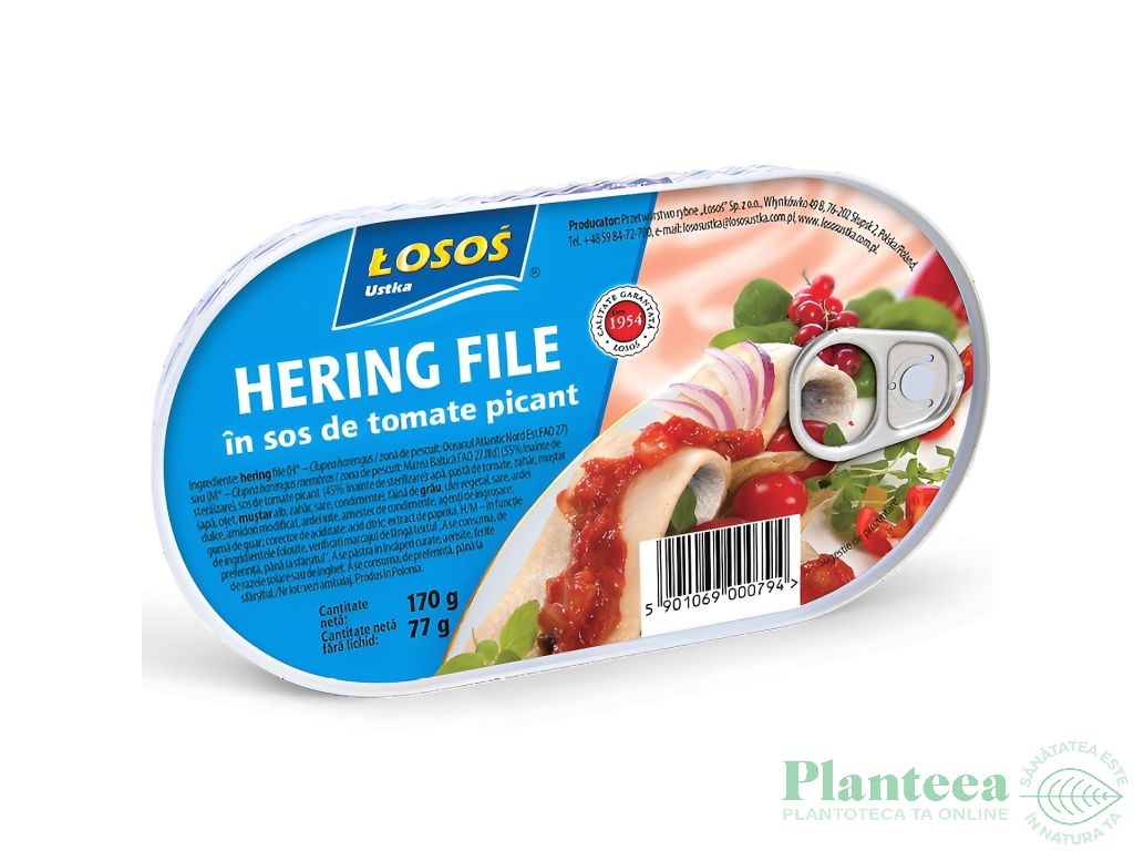 Hering file in sos picant 170g - LOSOS