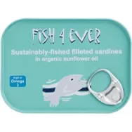 Sardine file ulei fl soarelui 100g - FISH 4 EVER