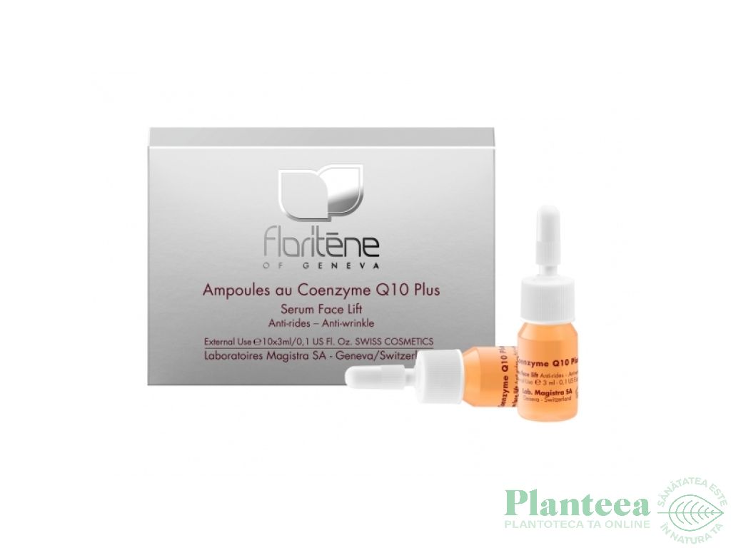 Fiole coenzima Q10 plus Serum Face Lift 10x3ml - FLORITENE