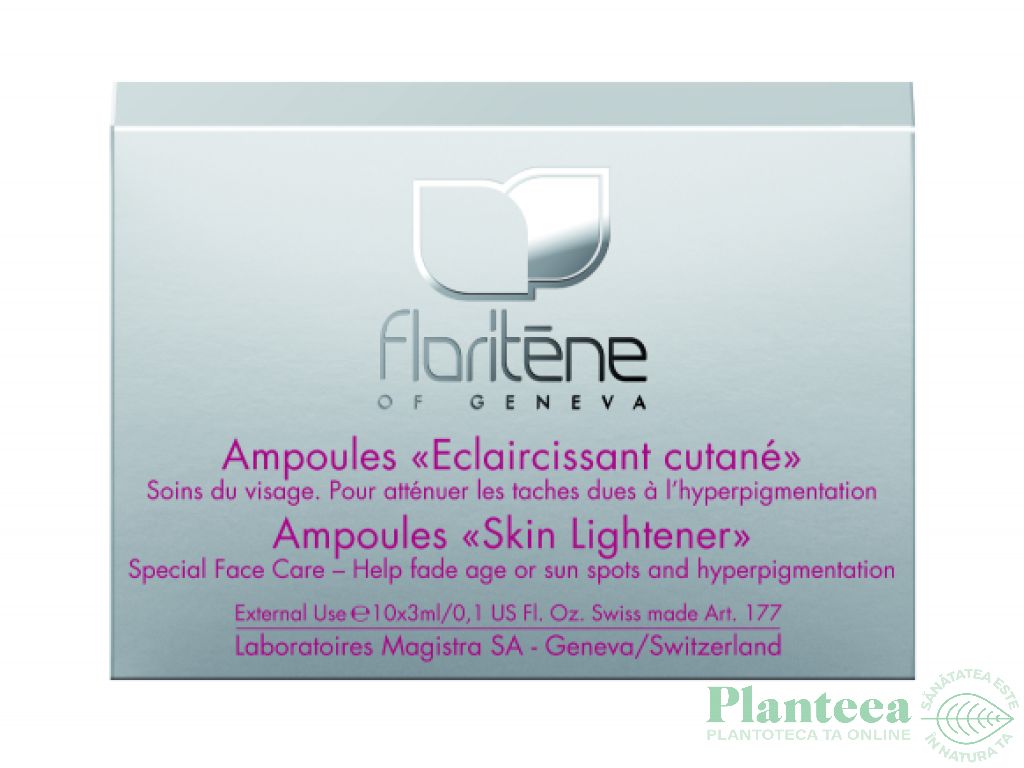 Fiole depigmentare Serum Face Lift 10x3ml - FLORITENE