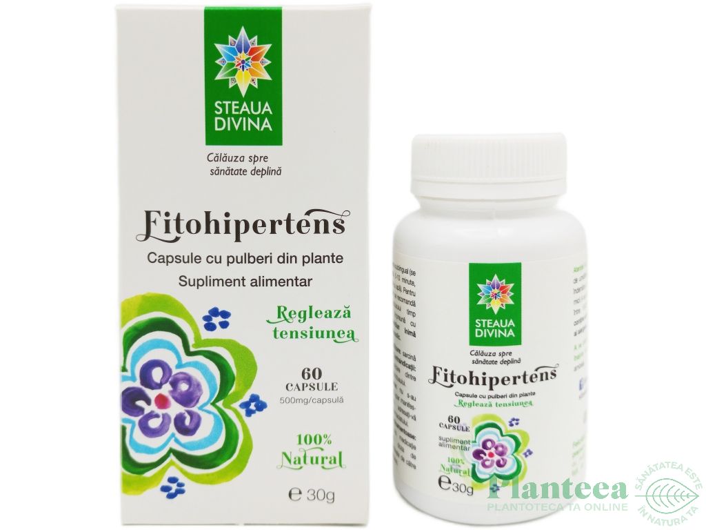 FitoHipertens [Regleaza tensiunea] 60cps - SANTO RAPHAEL