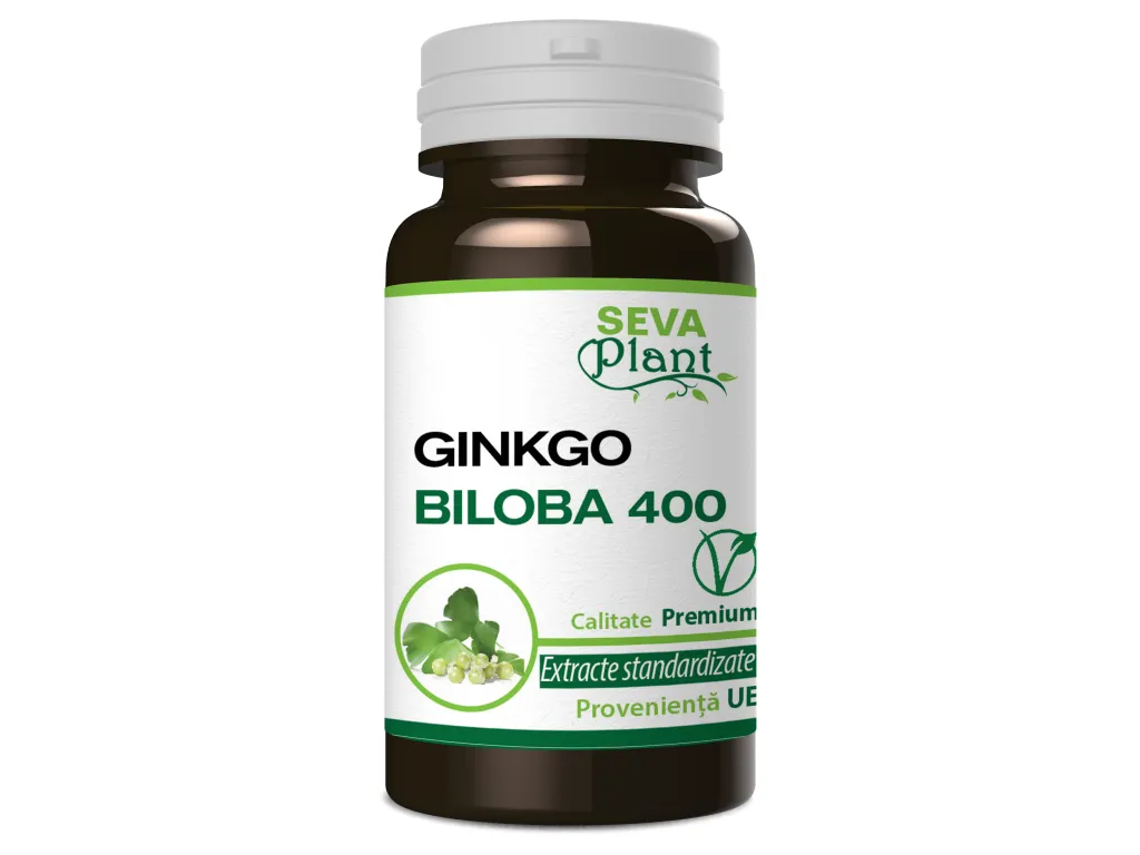 Ginkgo biloba 400mg 60cps - SEVA PLANT
