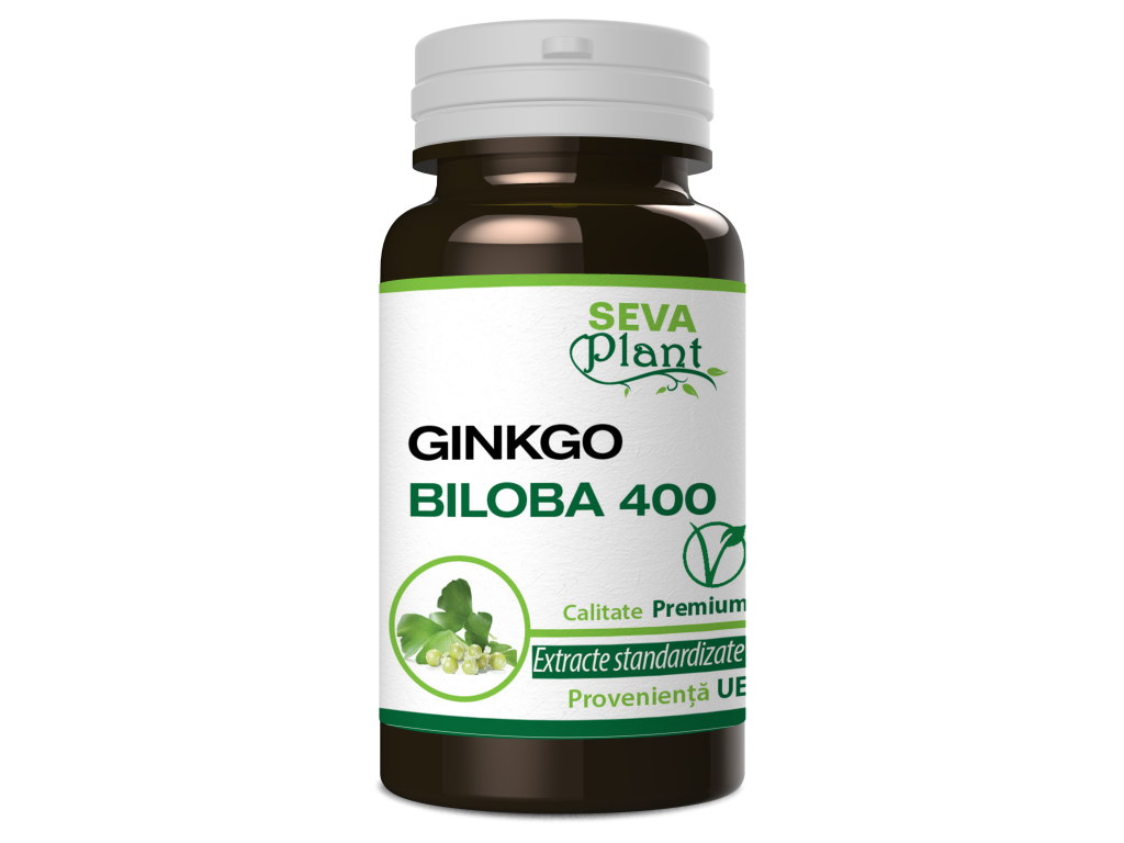 Ginkgo biloba 400mg 60cps - SEVA PLANT