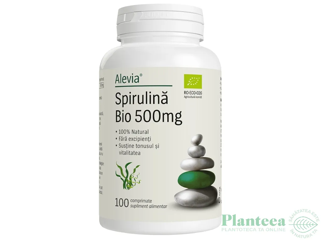 Spirulina 500mg bio 100cp - ALEVIA