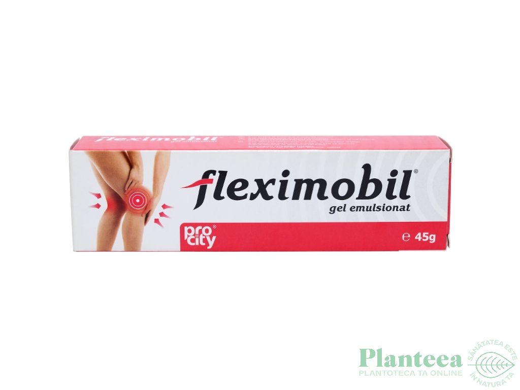 Fleximobil Hot, gel emulsionat, 45g, Fiterman Pharma