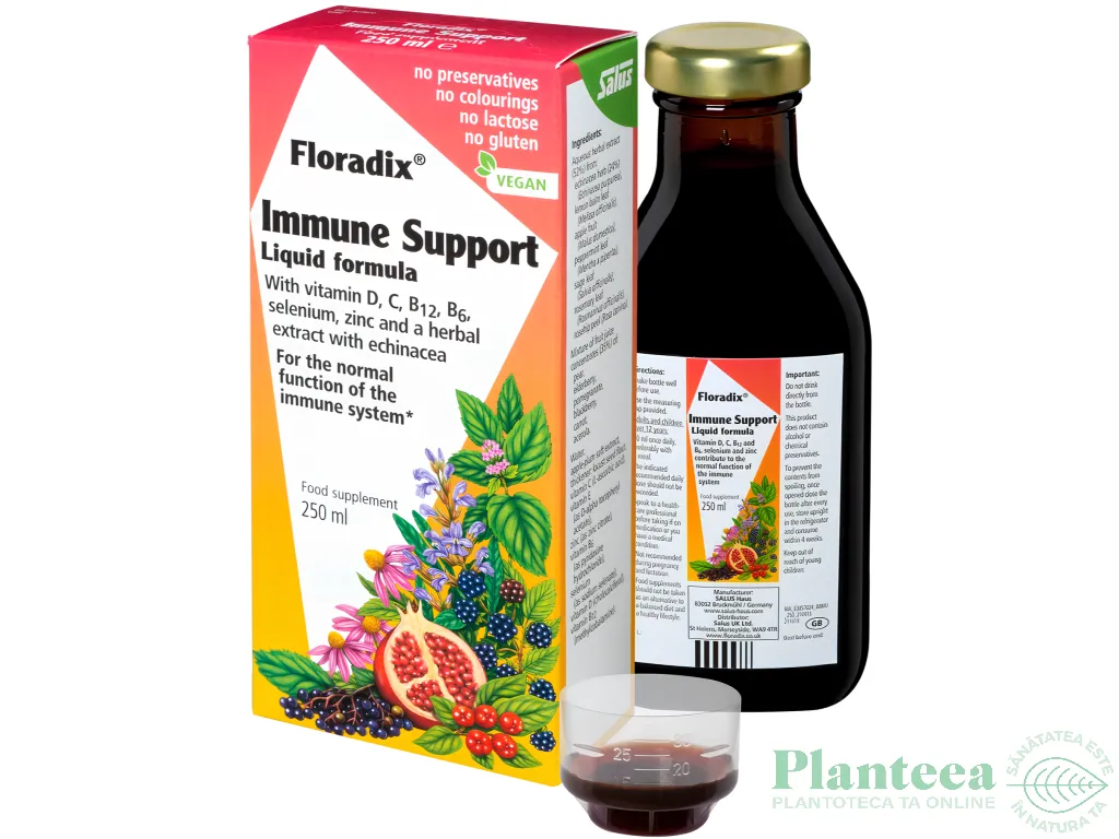 Formula lichida vitamine Suport Imunitar 250ml - SALUS HAUS