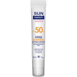 Fluid protectie solara fata decolteu piele sensibila spf50 30ml - SUN ENERGY