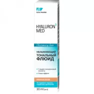 Fond ten fluid hidratant medium beige efect blurare 5tipuri acid hialuronic 30ml - ELFA PHARM