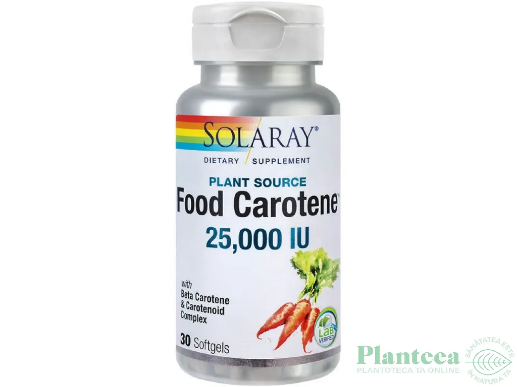 Food Carotene 25000ui 30cps - SOLARAY