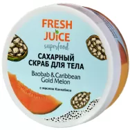 Scrub corp zahar baobab pepene galben caraibian 225ml - FRESH JUICE